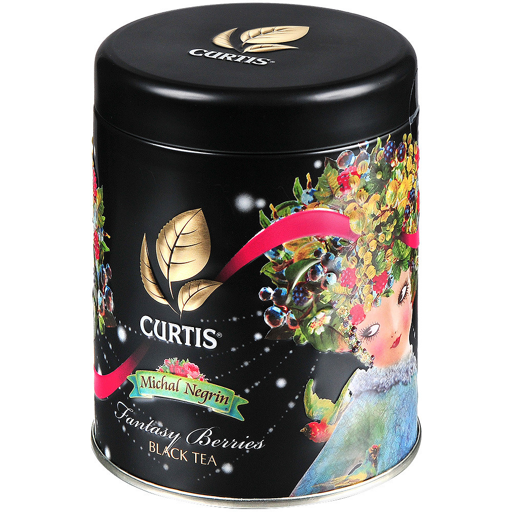 Чай в круглой банке.