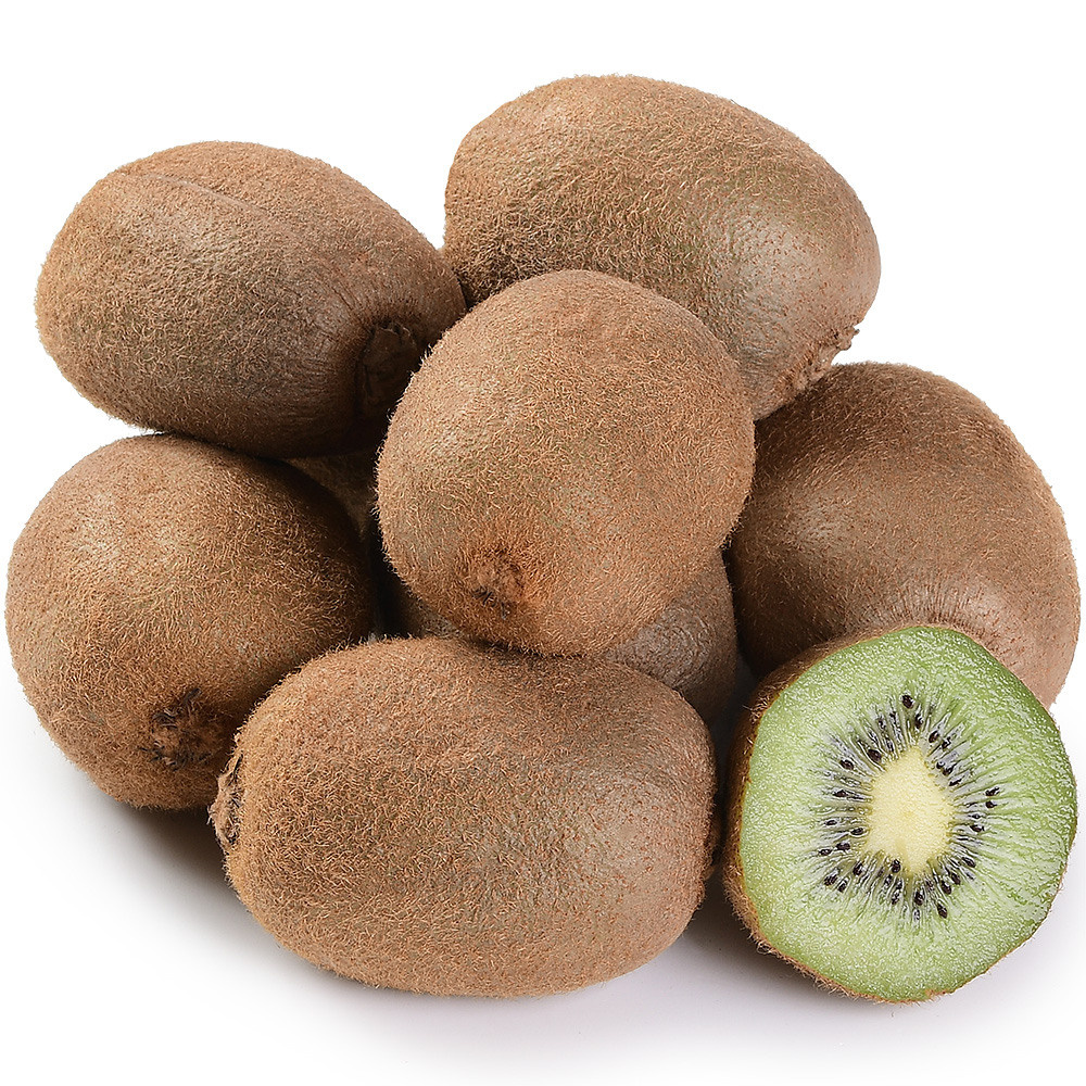 Килограмм Киви  на белом фоне.