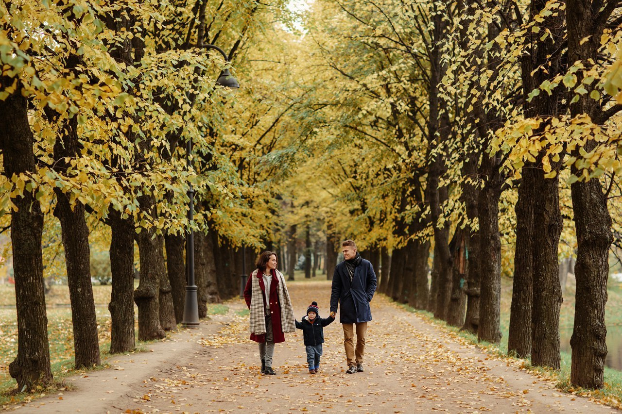 Семейные прогулки. Семейный фотограф в Санкт-Петербурге Анна Аверина