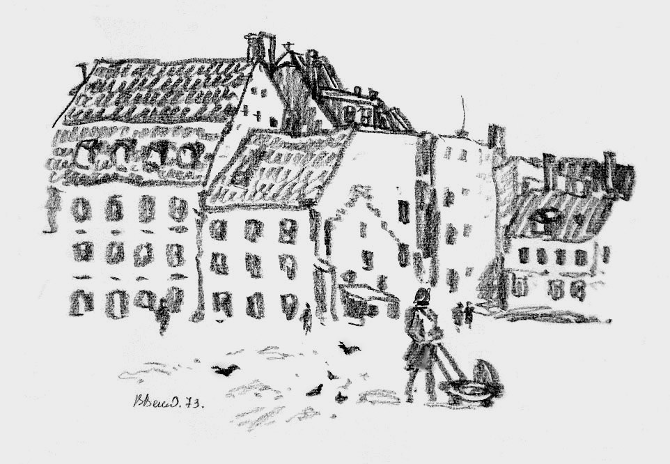 Улица в Риге. 1973.