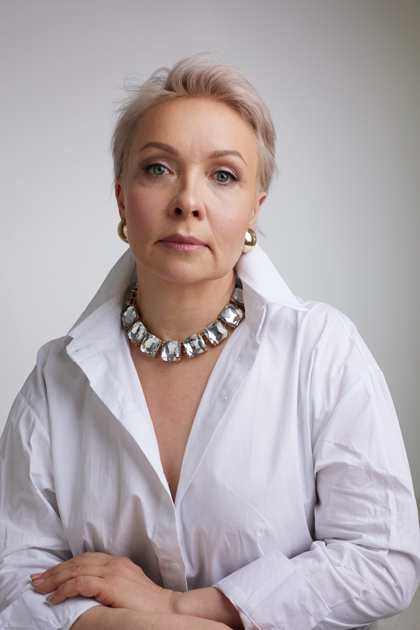 WHITE. Фотомодель