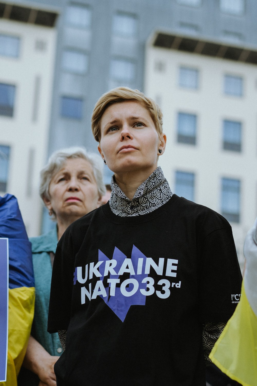 Ukraine — NATO. Photographer in Vilnius