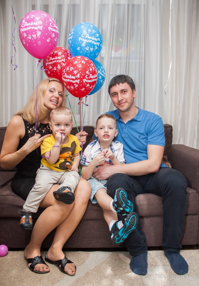 День рождения Алёши дома. Детский и семейный фотограф, фотограф мероприятий Нижний Новгород