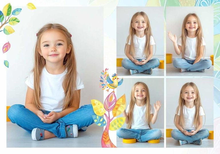 1400 Альбом выпускной для детского сада ПТИЧКА