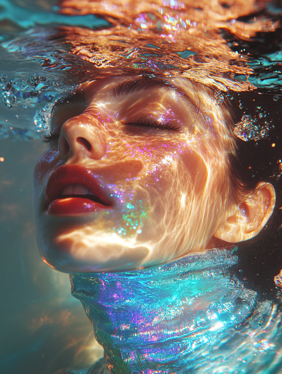 Holographic Drift: A Liquid Elegance. TENZO | Creative Producer / Art Director