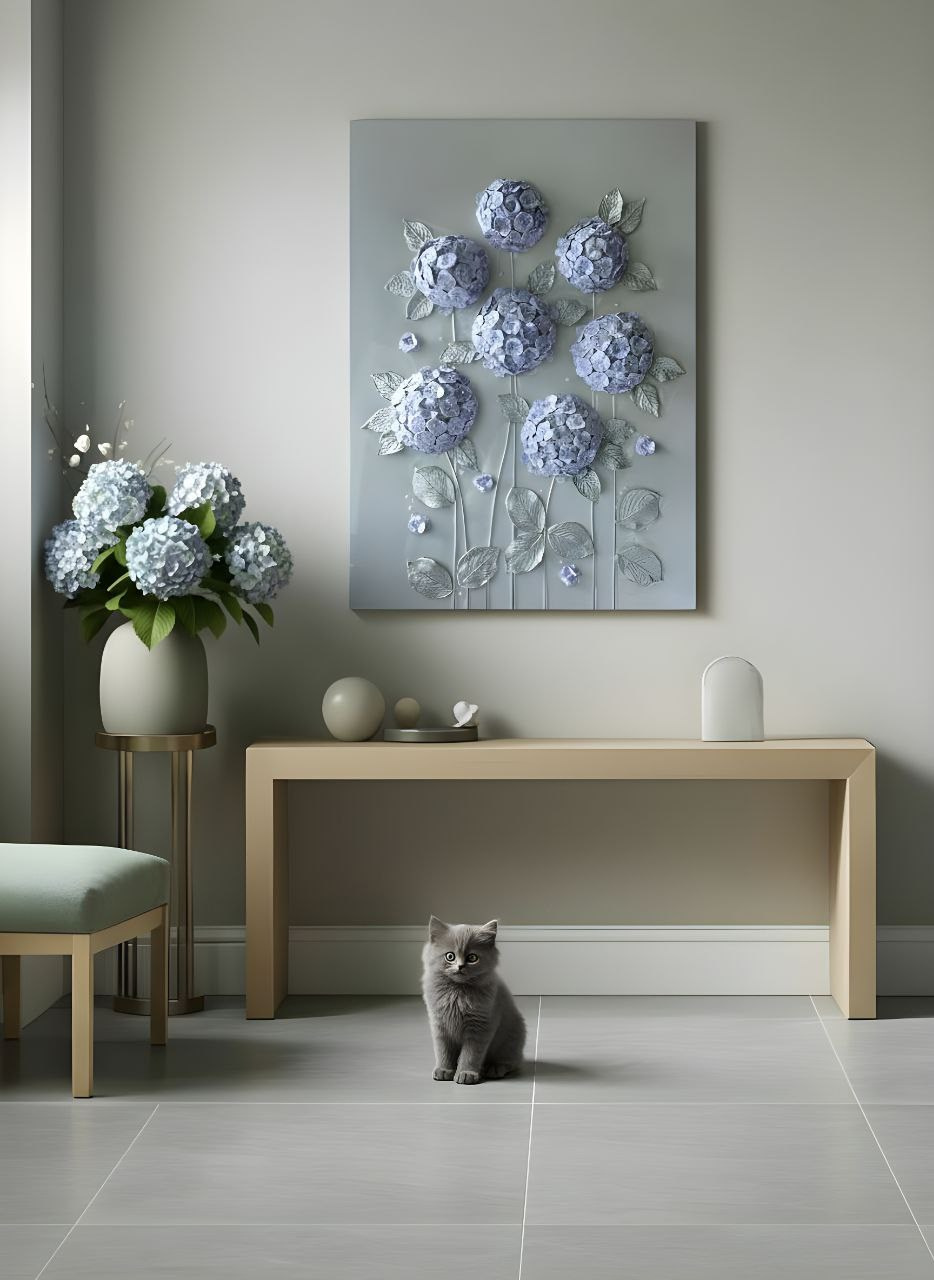 Сиреневый туман. Художник