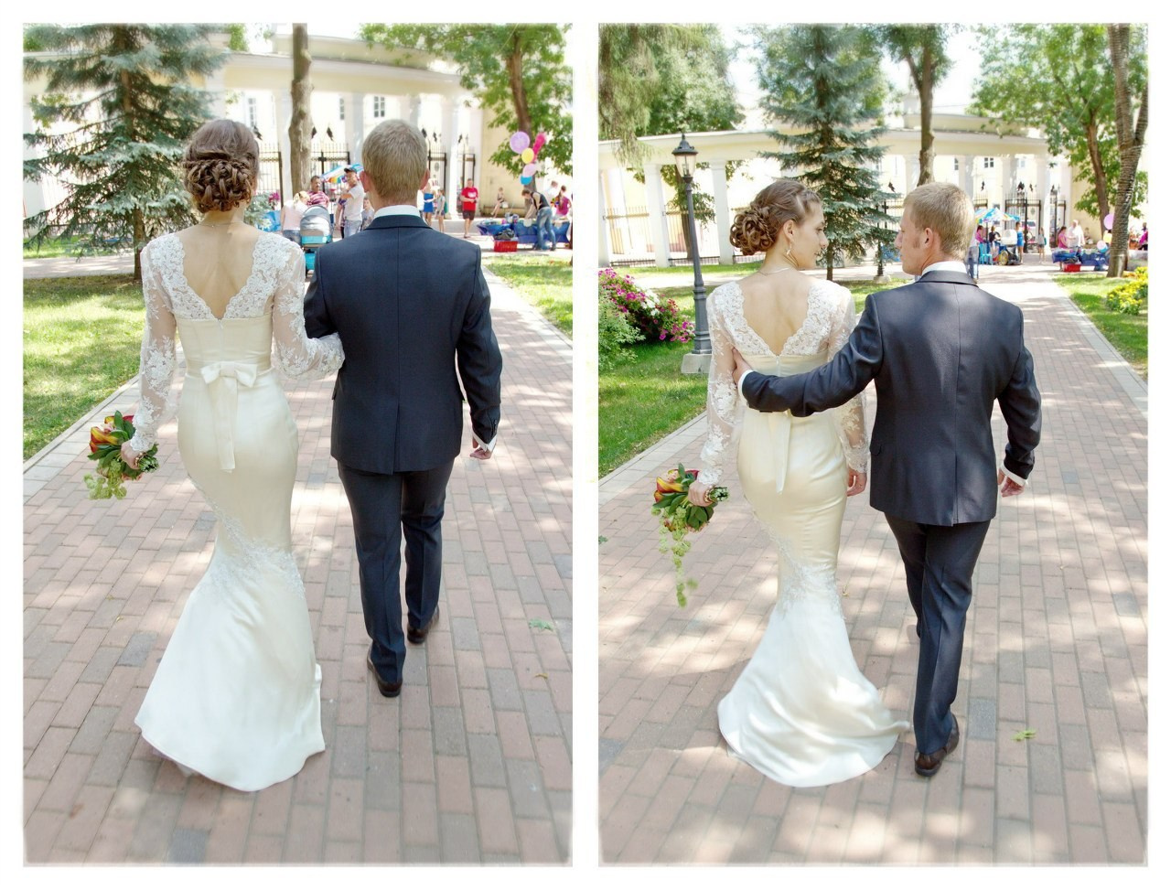 Примеры свадебных платьев. Модельер Евгений Бременев