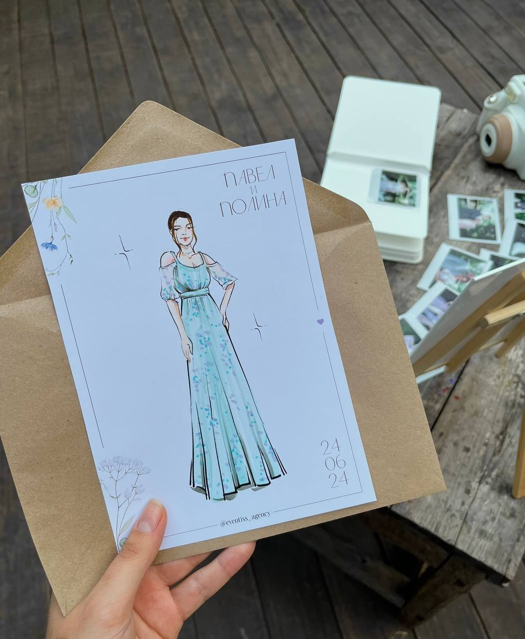 Event sketching wedding illustration