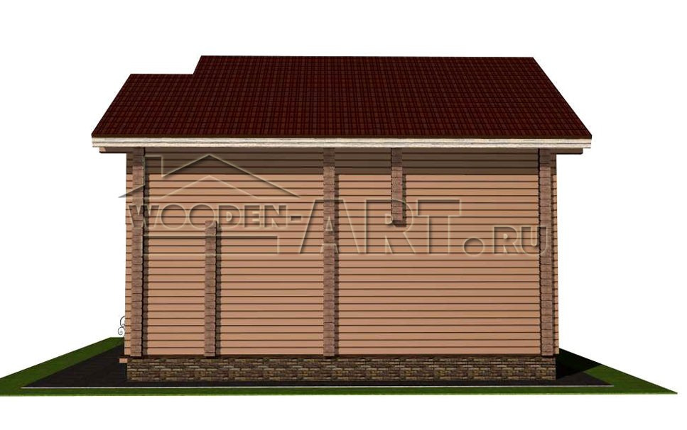 «Сахалин» 178 кв. м. Проекты деревянных домов