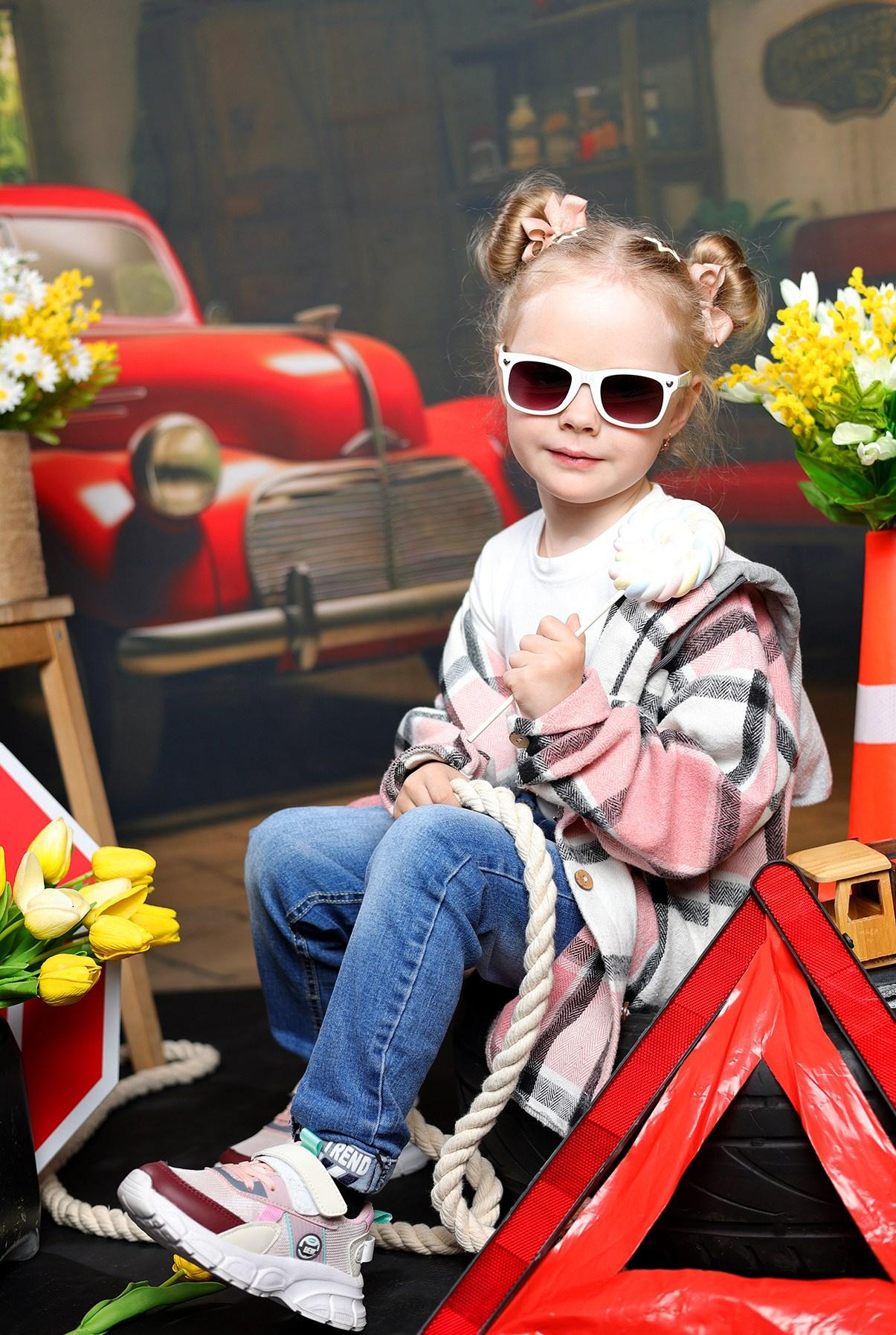 Гараж. Выпускные альбомы в Иваново в детский сад и школу. Александр и Светлана Янкины