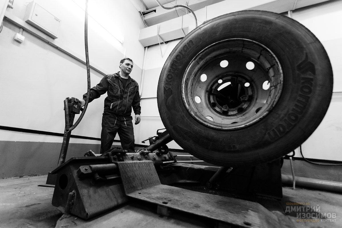 Съёмка на производстве