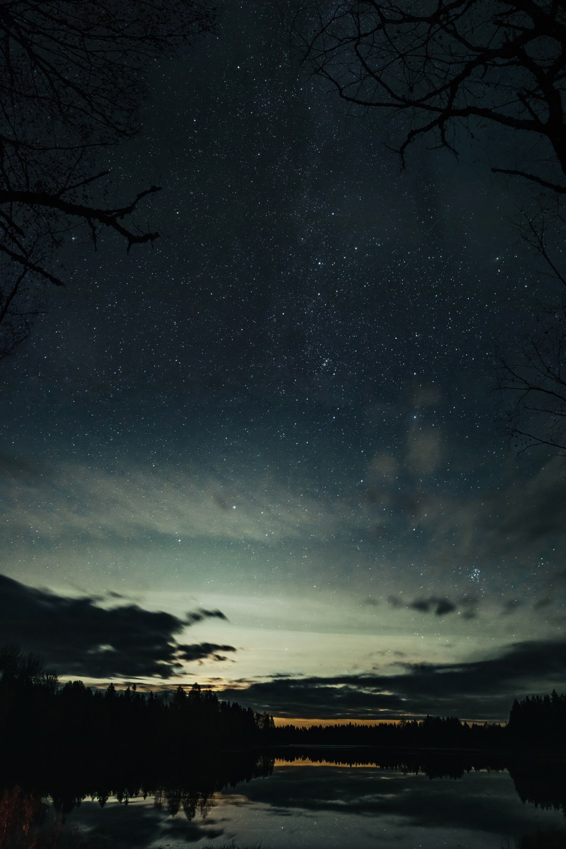 Попкова Виктория, фотограф, пейзаж, ночь, vphoto, звезды, небо, космос, фотокартины, природа, фотография, искустсство, Тверская область