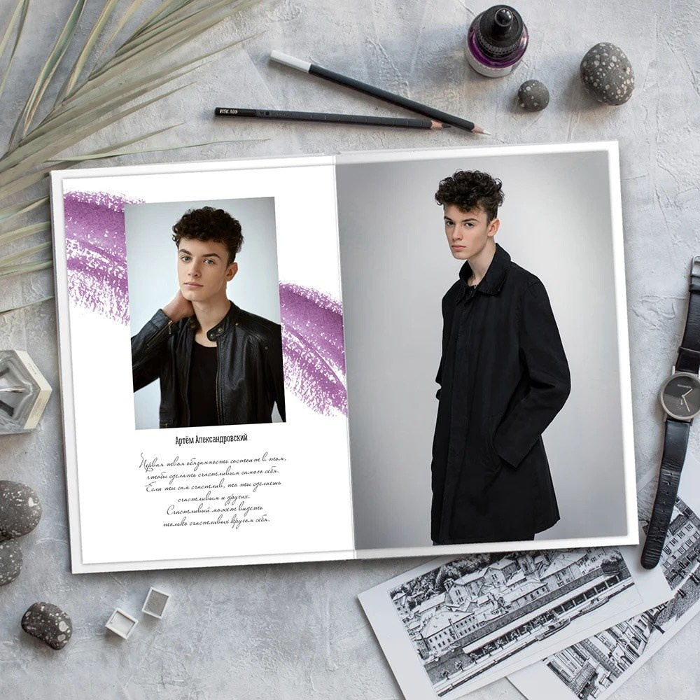 Личный разворот 2 портрета