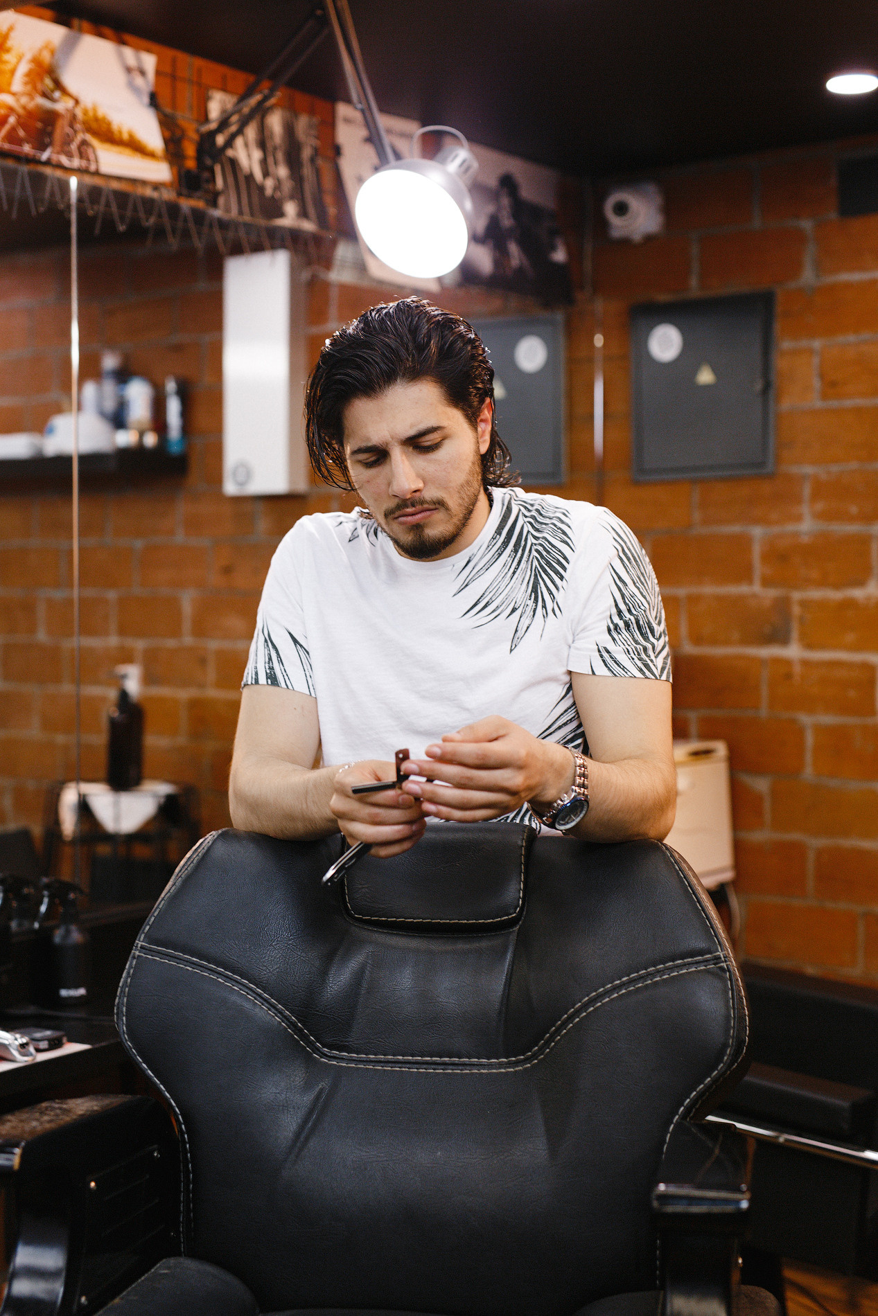 Создание контента для барбершопа Big Bro. Фотограф Дмитрий Молчанов | Фотограф Пермь | Фотограф