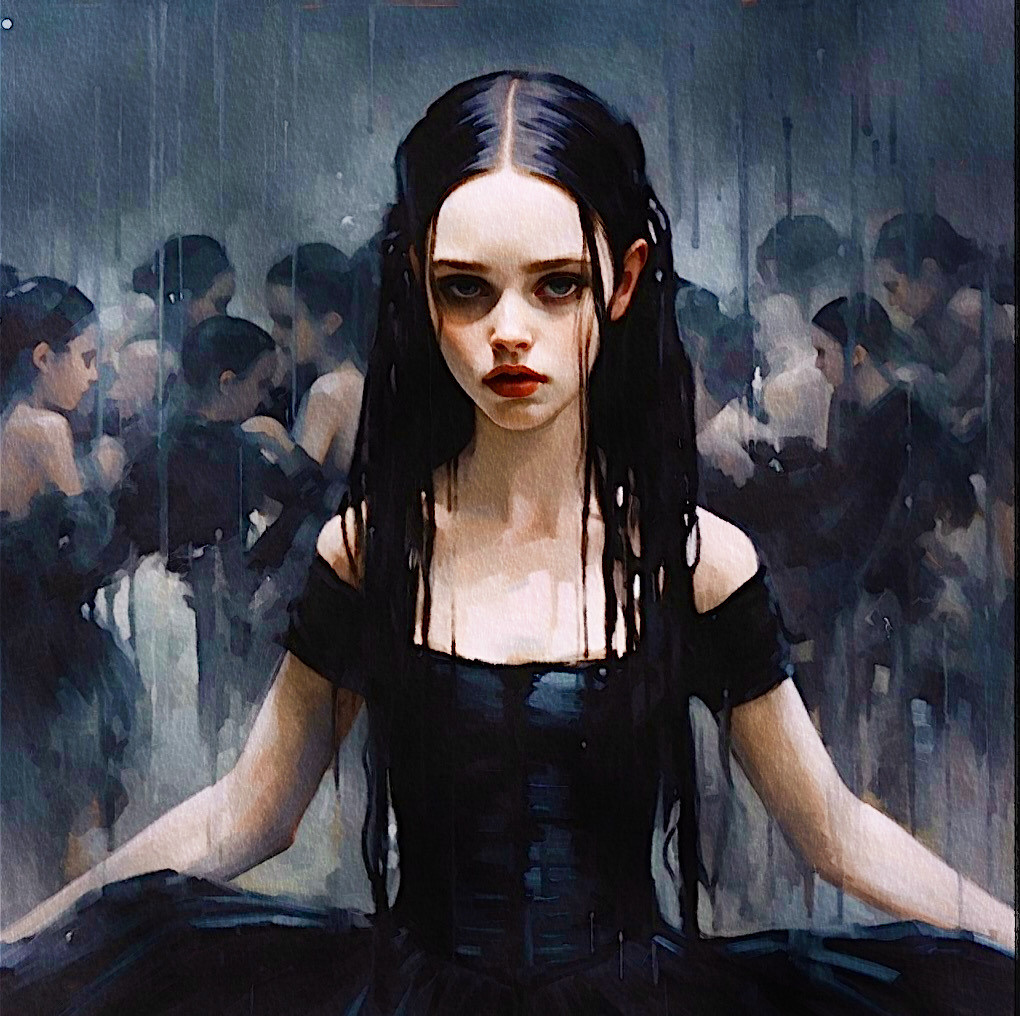 Wednesday Addams. Фотостудия в центре Санкт-Петербурга, портретная и тематическая съемка