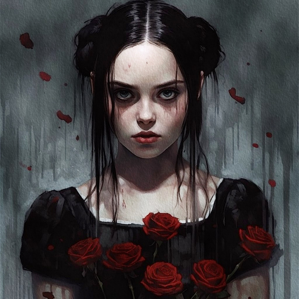 Wednesday Addams. Фотостудия в центре Санкт-Петербурга, портретная и тематическая съемка