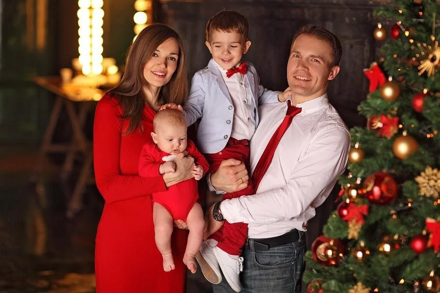 Новогодние образы для фотосессии в студии. Фотограф Свердловск