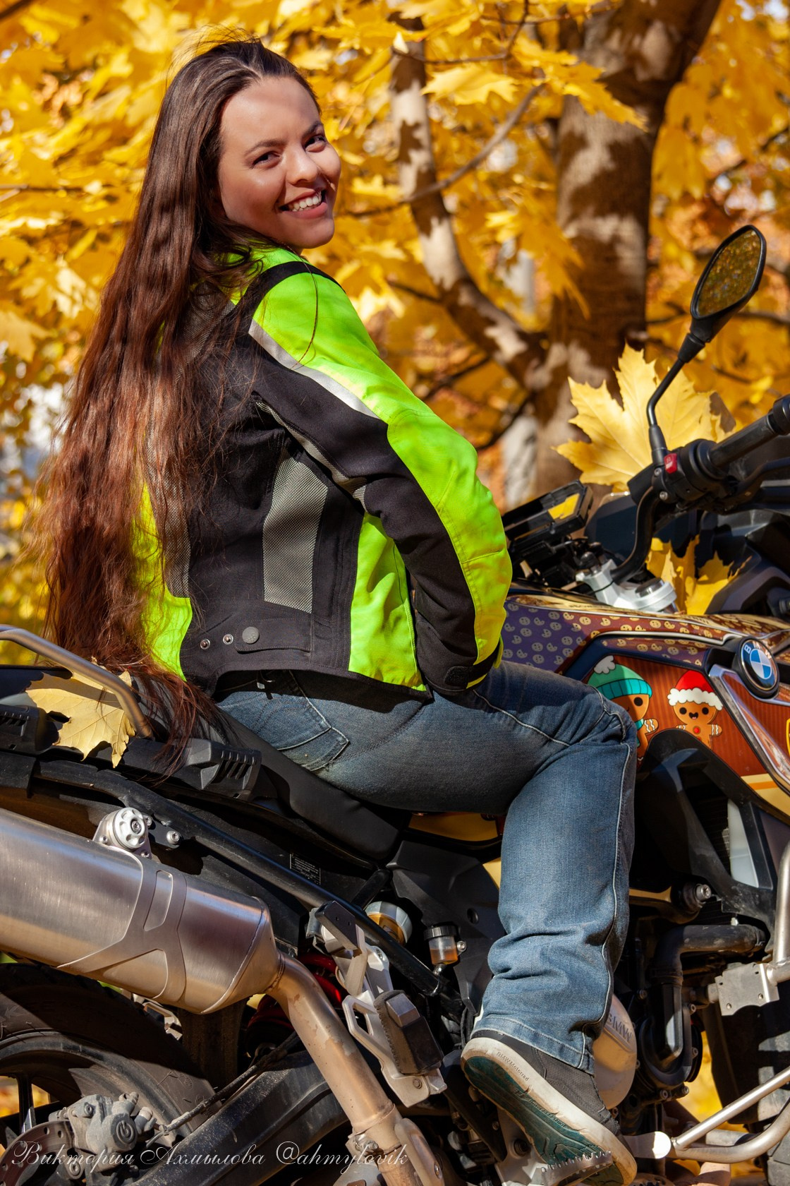 Маша Печенька (BMW GS1200). Виктория Ахмылова. Фотограф в Москве