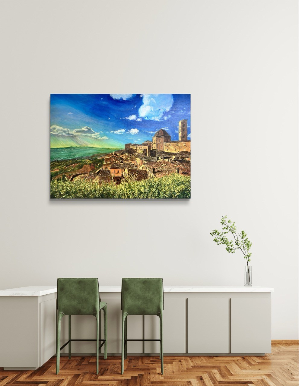 Серия «Города — великие творения рук человеческих». Картины пейзаж