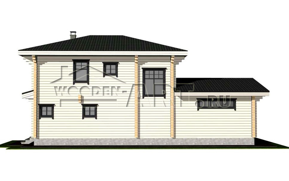 «Вязьма» 236 кв. м. Проекты деревянных домов