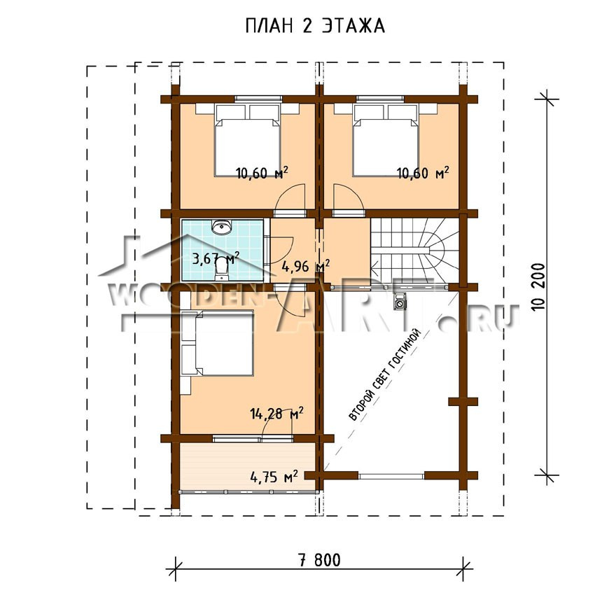 «Павшино» 179 кв. м. Проекты деревянных домов