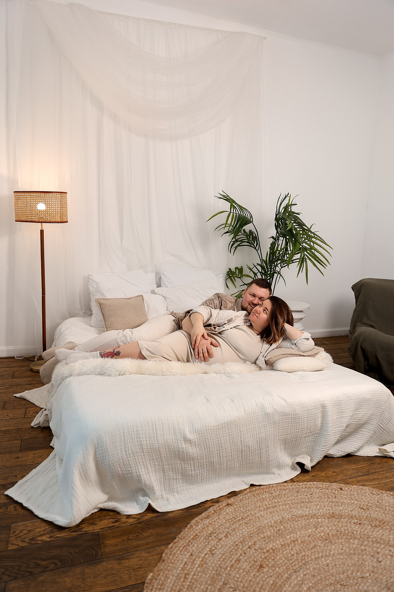 Парная фотосессия беременности в Санкт-Петербурге