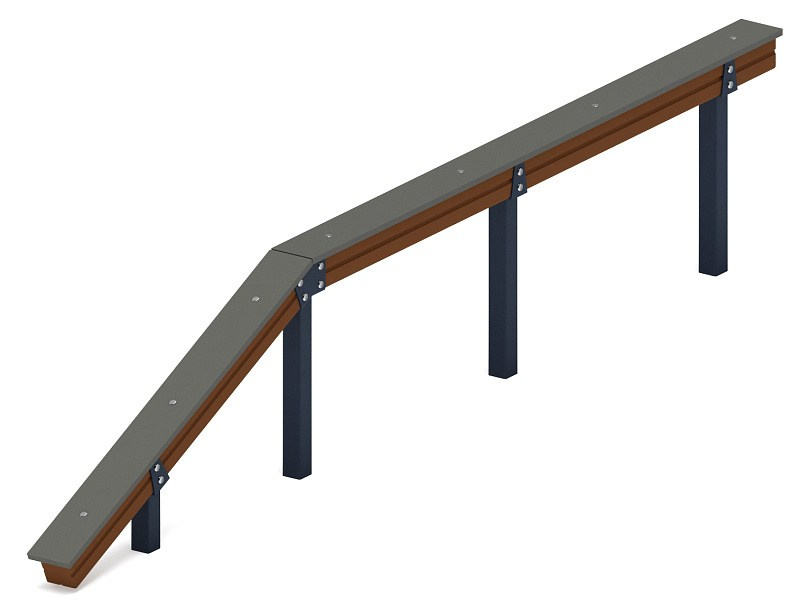 Бум детский 3 СО 2.55.03-01 Габариты (ШхДхВ): 3400х140х645 Зона безопасности, мм: 6400х3140 Высота падения 700 мм