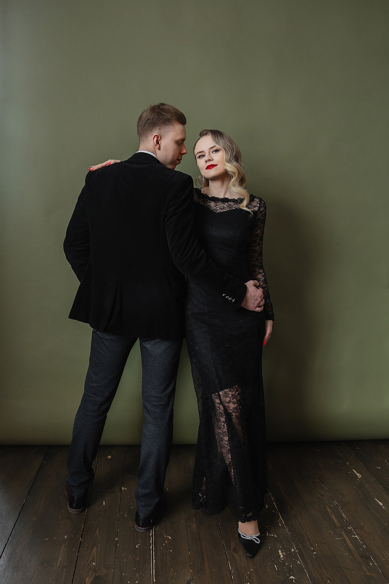 Love story в студии. Фотограф Олеся Жомер