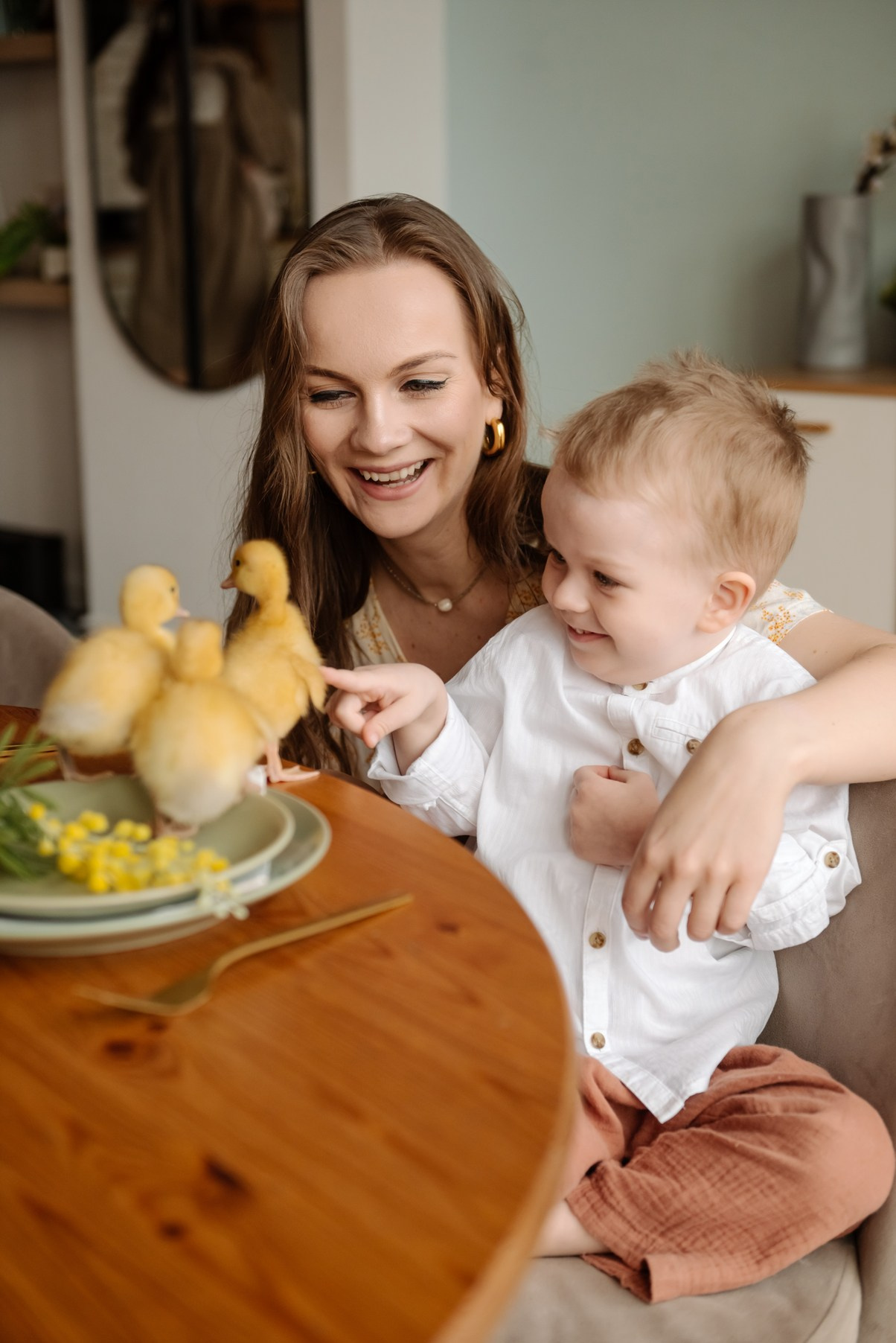 Семейная. Пасха с цыплятами. Свадебный и сеейный фотограф в Санкт-Петербурге Елена Худякова