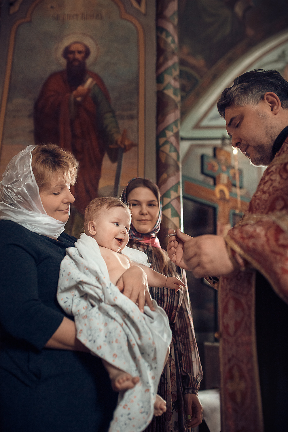 Крещение Марка. Семейный фотограф Москва/Домодедово, Сандалова Елена