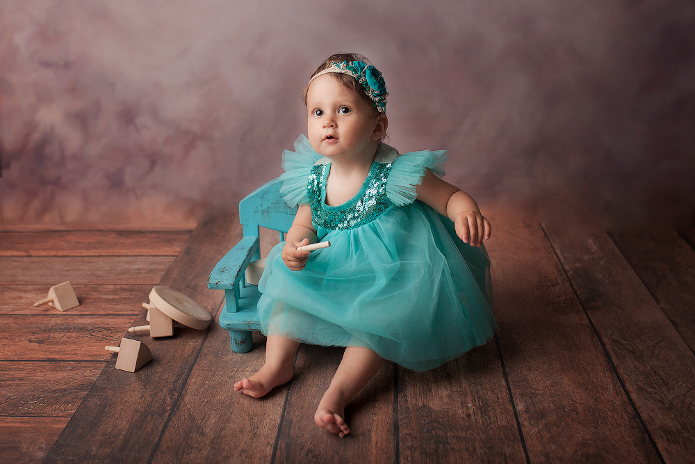 Полиночка, 1 годик. Фотограф новорожденных в Новокузнецке Анна Горошникова