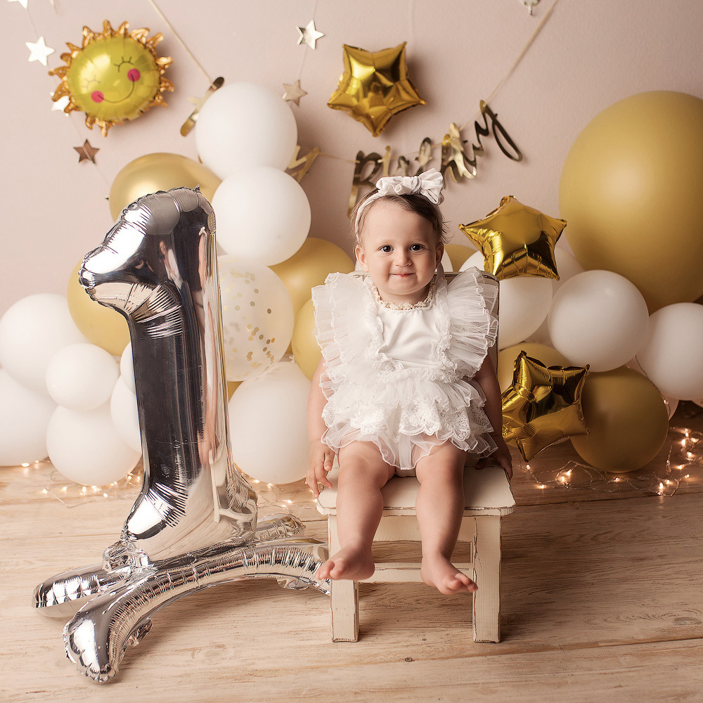 Полиночка, 1 годик. Фотограф новорожденных в Новокузнецке Анна Горошникова