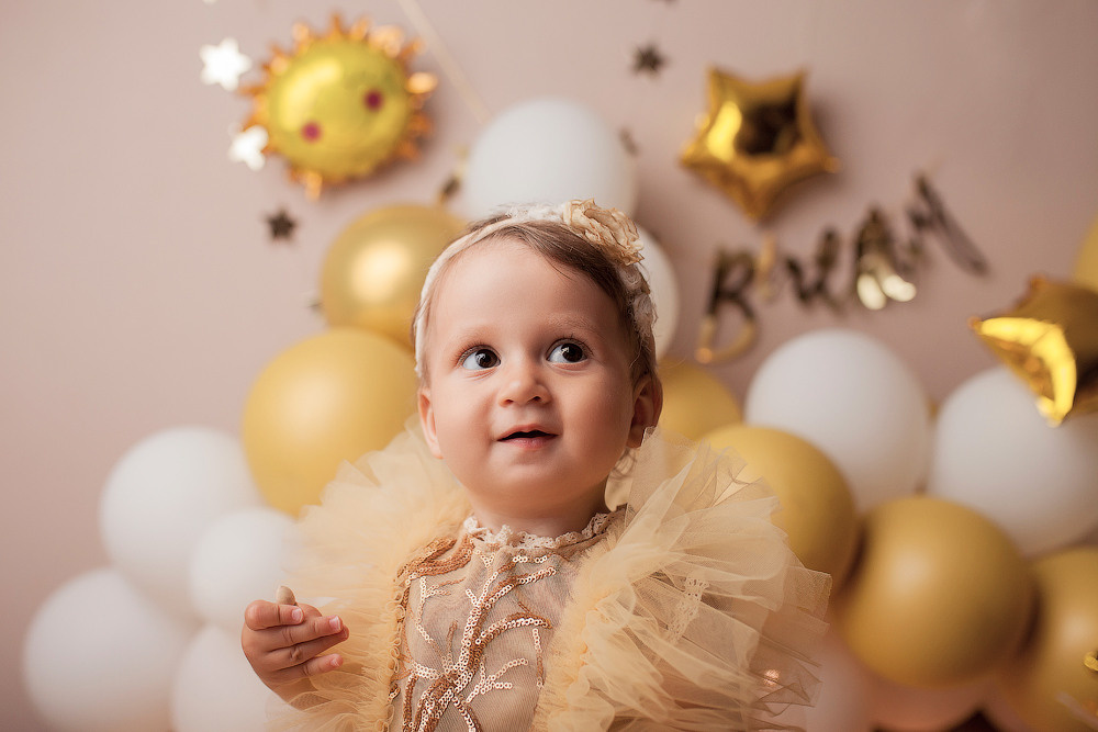 Полиночка, 1 годик. Фотограф новорожденных в Новокузнецке Анна Горошникова