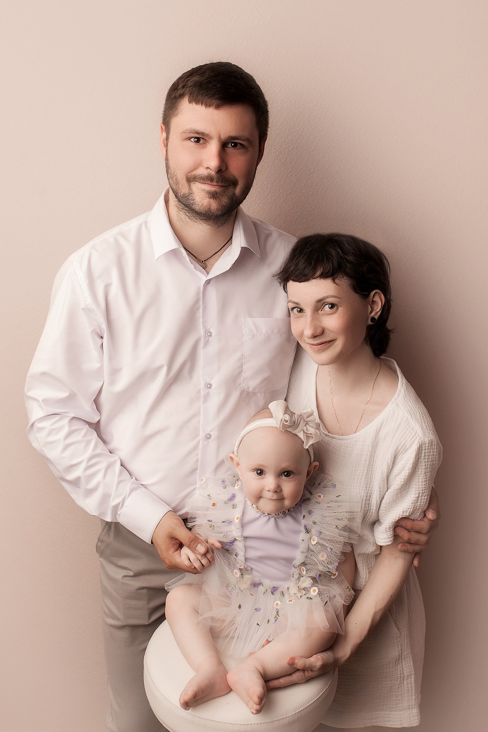 Годовасие — девочки. Фотограф новорожденных в Новокузнецке Анна Горошникова