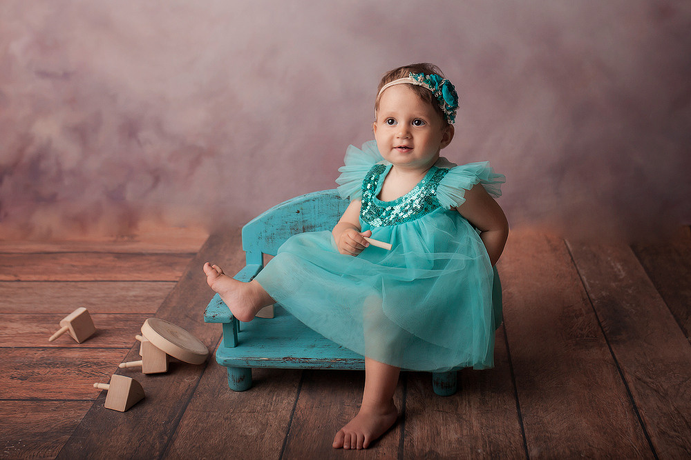 Полиночка, 1 годик. Фотограф новорожденных в Новокузнецке Анна Горошникова