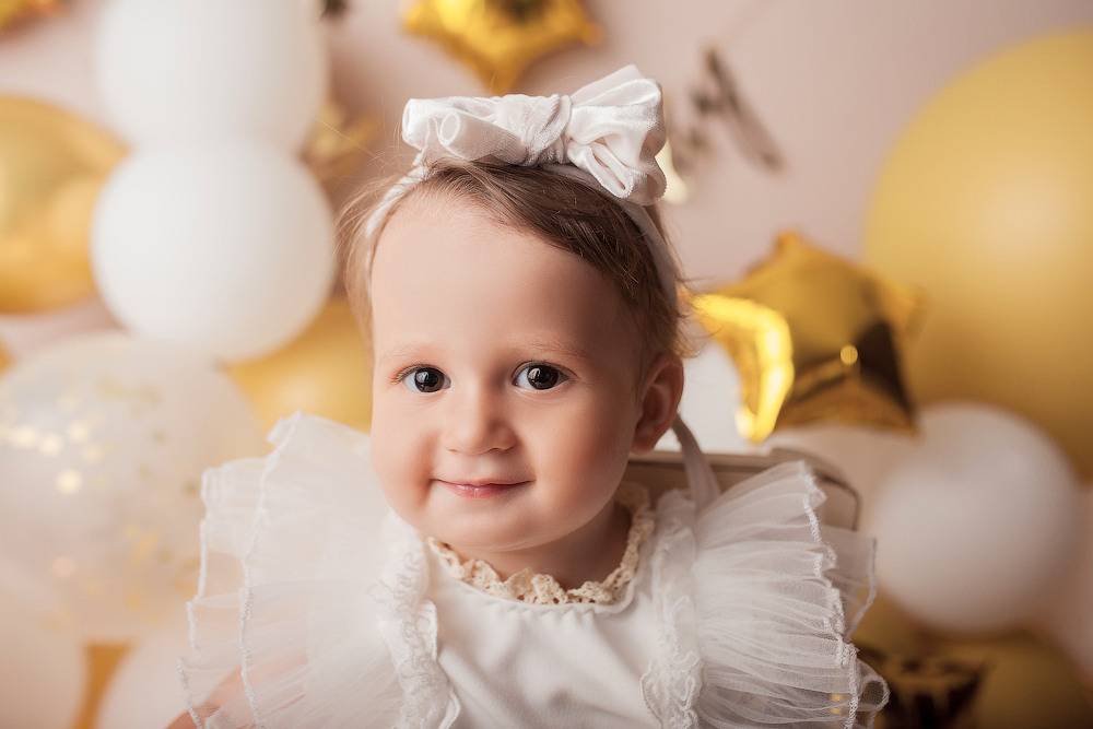 Полиночка, 1 годик. Фотограф новорожденных в Новокузнецке Анна Горошникова