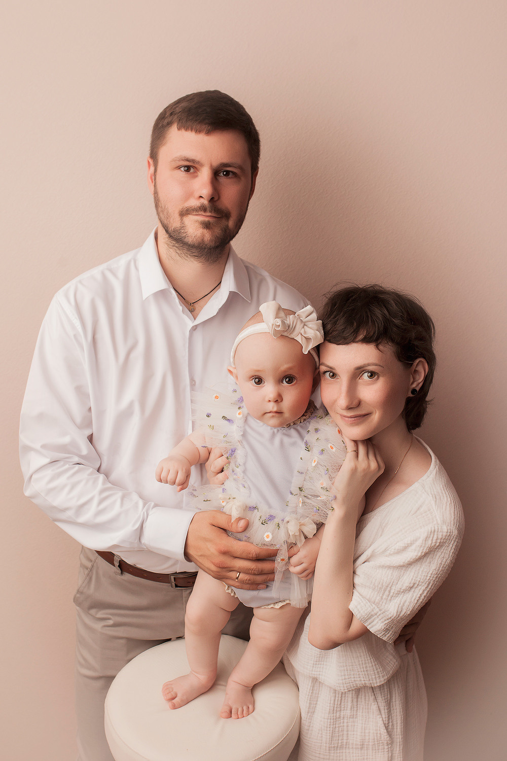 Годовасие — девочки. Фотограф новорожденных в Новокузнецке Анна Горошникова