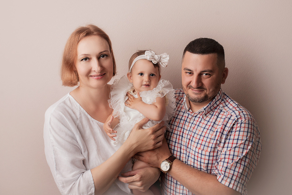 Полиночка, 1 годик. Фотограф новорожденных в Новокузнецке Анна Горошникова