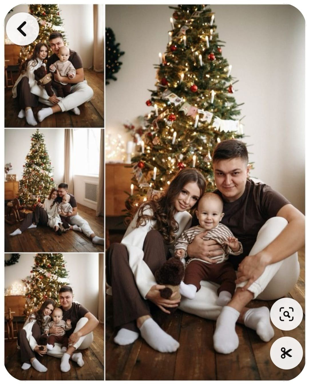 Семейная новогодняя фотосессия. Фотограф в Екатеринбурге Переверзева Анна