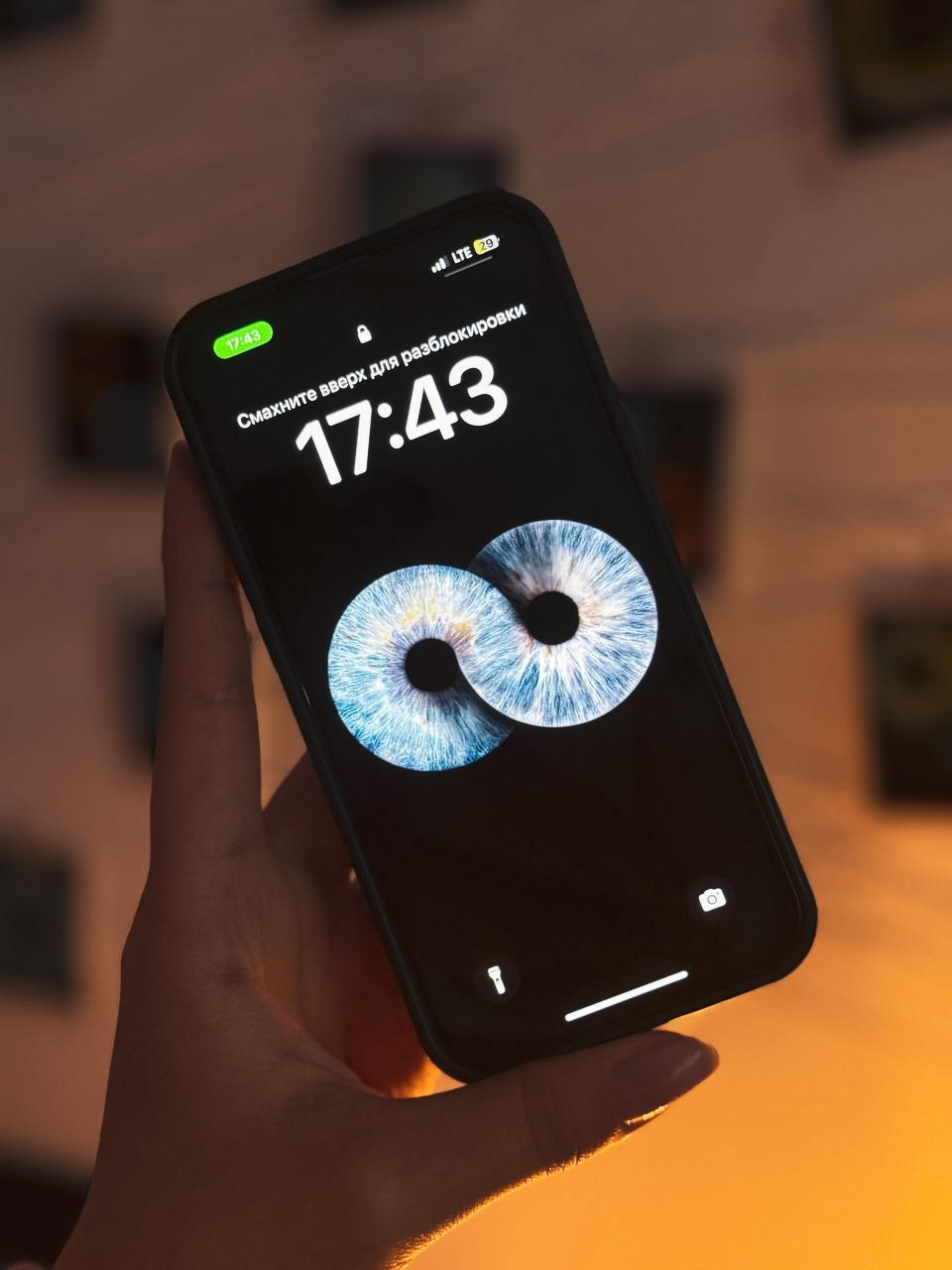 Примеры фото. Фото радужки глаза LOOK IN