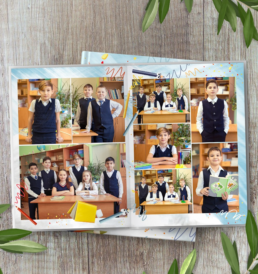 ПЕРВЫЙ Класс, шаблон, Здравствуй школа. Школьный альбом для Первоклашек, Первый класс, Выпускной альбом для начальной школы. medlori fotobook Ваш фотограф Медведева Лариса. Разворот фотокниги.