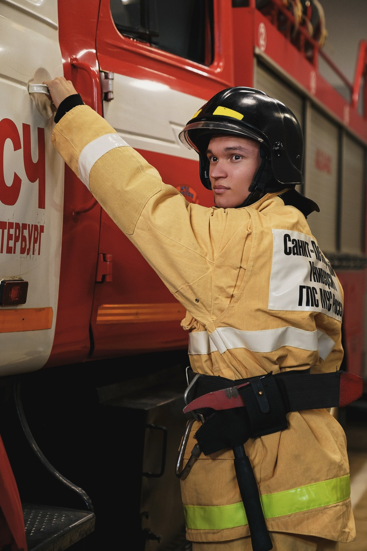 Фотосессия курсантов МЧС в Санкт-Петербурге