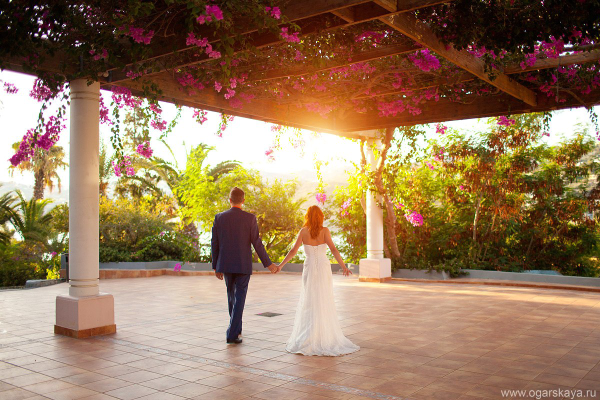 Надежда и Максим в Греции. Свадебный фотограф в Москве Екатерина Огарская