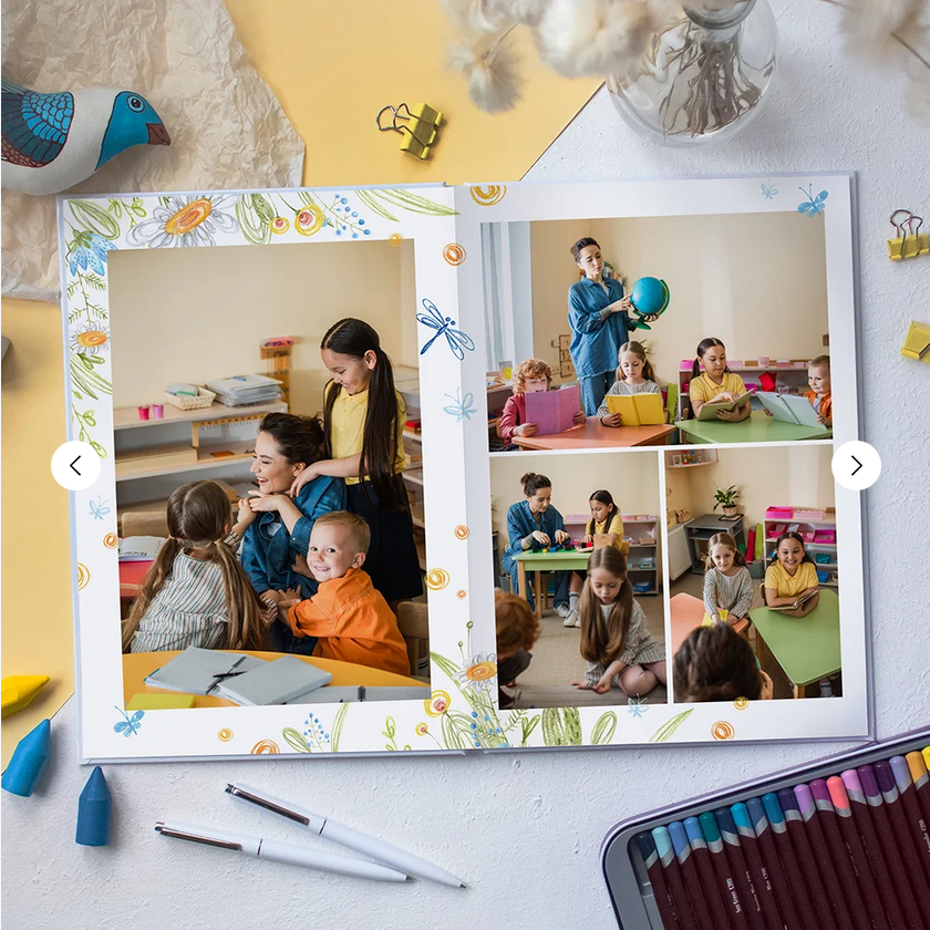 ДС Макет Цветы. Семейные фотокниги и выпускные альбомы в Волгограде Екатерина Аверьянова