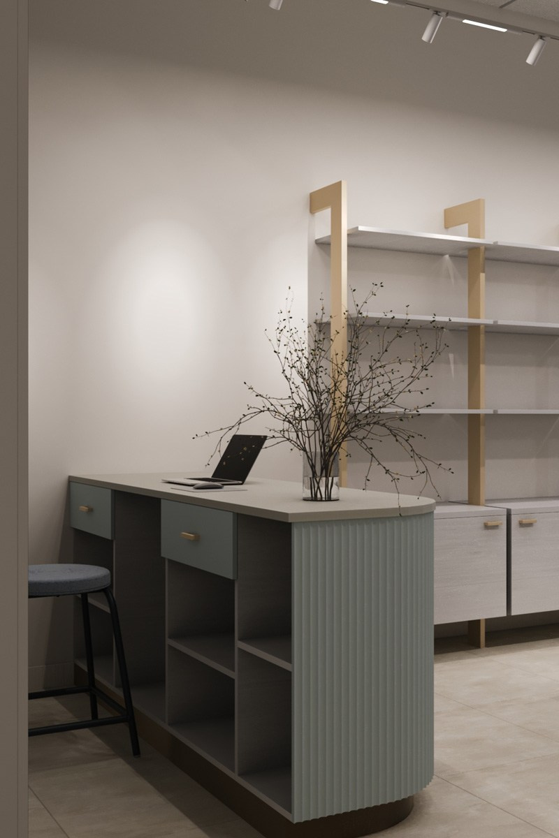 Saint Petersburg, shopping mall Gallery. Olga Goldina architectural interior design, styling and staging