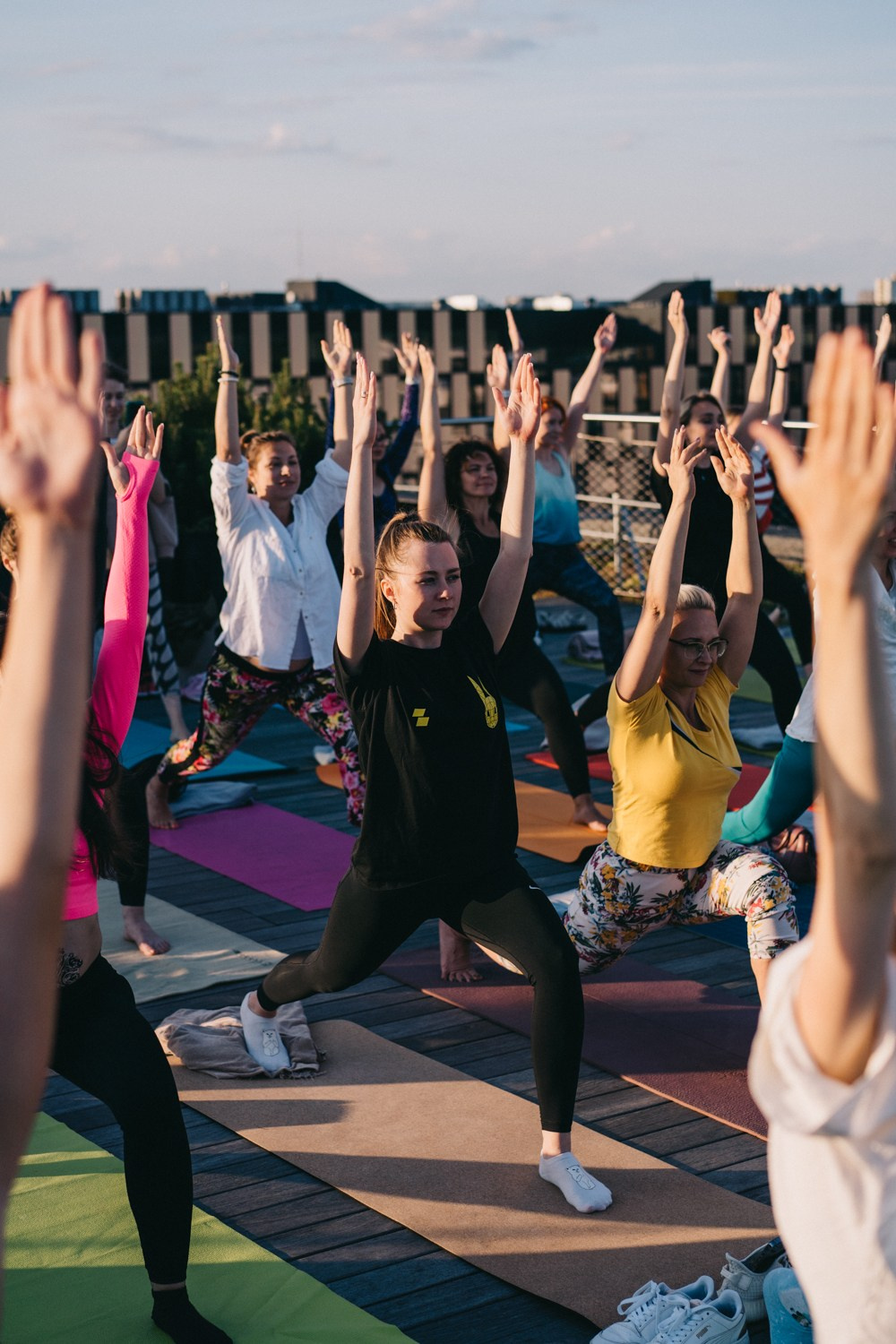 Summer Yoga Rave. Photographer in Vilnius