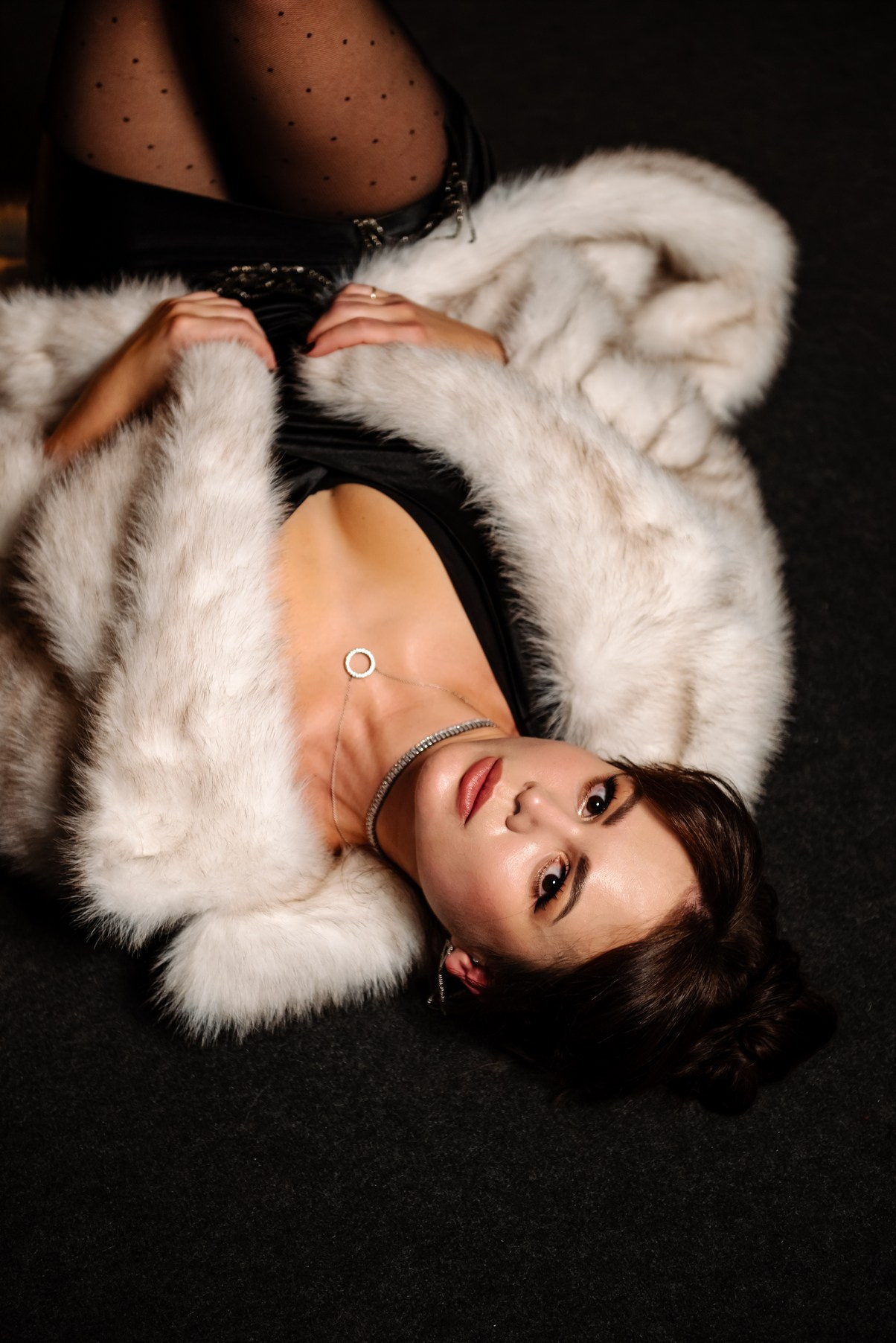 Индивидуальная. В шубке. Свадебный и сеейный фотограф в Санкт-Петербурге Елена Худякова