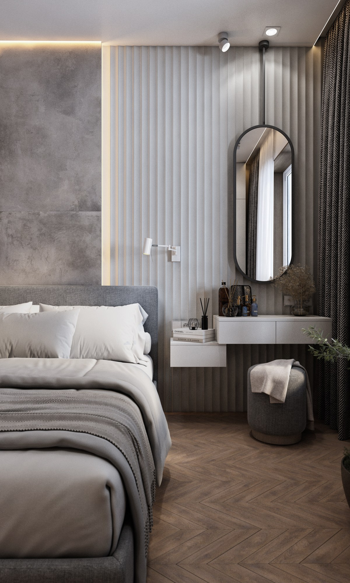 Стильная квартира ЖК Садовый квартал г. Владивосток. Дизайн-проекты жилых и общественных пространств во Владивостоке