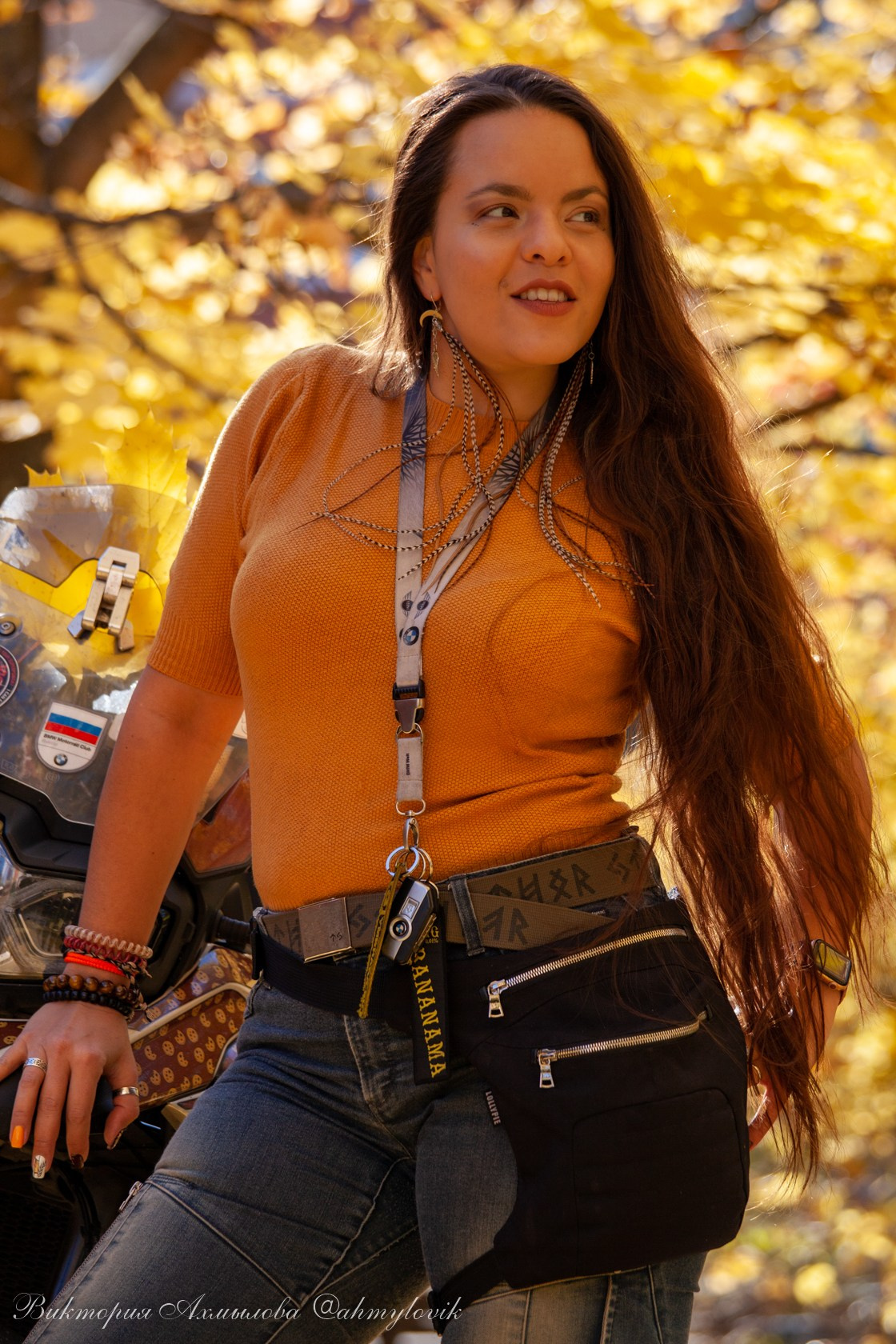 Маша Печенька (BMW GS1200). Виктория Ахмылова. Фотограф в Москве