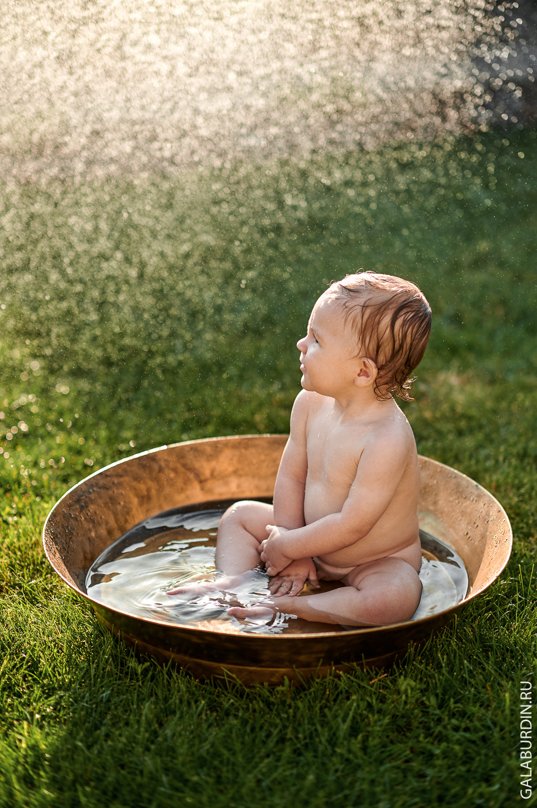 Макар в тазу!. Свадебный и семейный фотограф Михаил Галабурдин и Анна Завадская. Рост